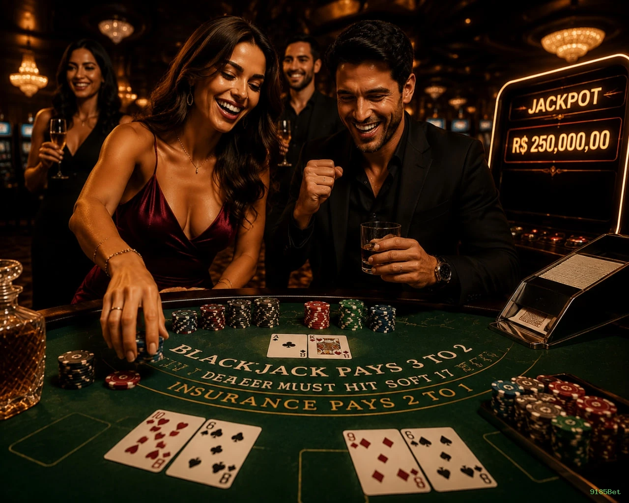 Blackjack Ao Vivo 9185Bet